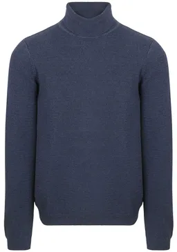 Suitable Suitable Rollkragenpullover Structure Melange Marine - Größe S – Produktbild 1 von 1