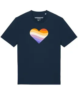 watapparel watapparel T-Shirt Unisex Rainbow Heart – Produktbild 1 von 1