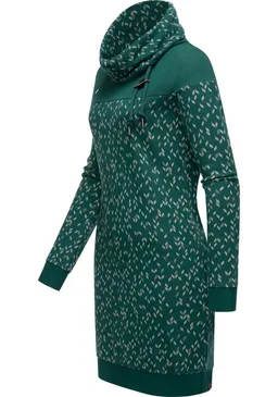 ragwear ragwear Sweatkleid Chloe Dress stylisches Langarmkleid mit Ethnomuster – Produktbild 1 von 1