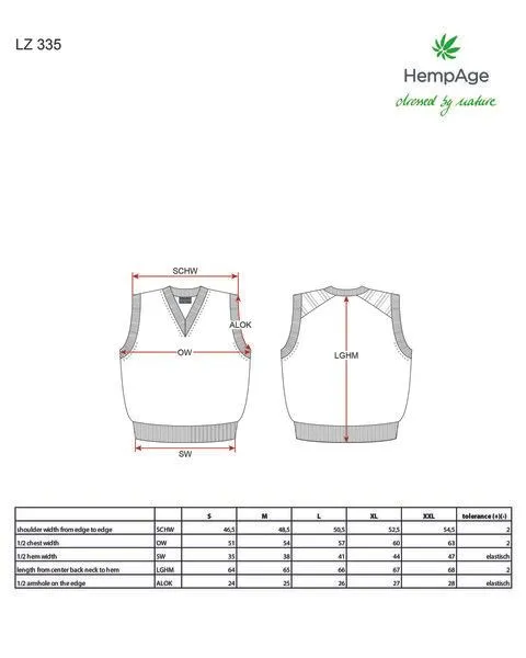 HempAge HempAge Legerer Hanfpullunder Hanf/Biobaumwolle, Night (blau), – Produktbild 3 von 4