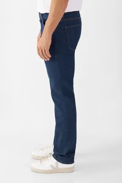 DAWN Herren Jeans DUSK Regular Straight DAWN Bio-Baumwolle, Classic blue, – Produktbild 2 von 4