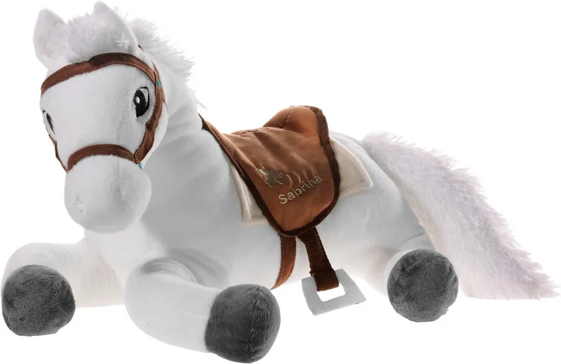 Heunec Heunec Plüschfigur Bibi & Tina, Pferd Sabrina liegend, 50 cm, Weiß, – Produktbild 1 von 1