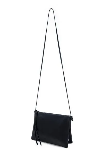 ELEKTROPULLI ELEKTROPULLI Lederhandtasche ELLA mit zwei Fächern, Schwarz, – Produktbild 1 von 3