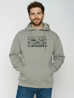 GreenBomb GREENBOMB Magic Forest Joy - Gemütlicher Hoodie aus Bio-Baumwolle / hochwertiger Print / GOTS / Fair & Vegan – Produktbild 1 von 1