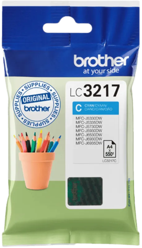 Brother Brother Tintenpatrone LC-3217C cyan – Produktbild 3 von 5