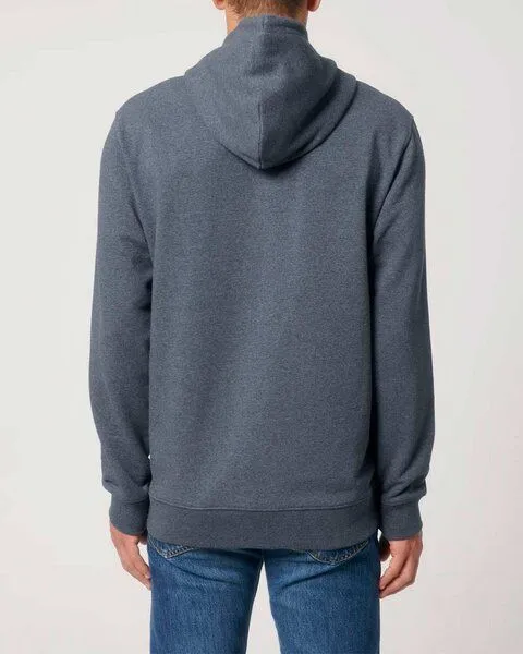 YTWOO YTWOO Basic Hoodie aus recycelten Stoffen und Bio Baumwolle, Blau, – Produktbild 4 von 4