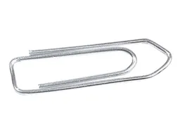 Büroklammern 26 mm, silber, verzinkt, 100 Stk. Kleinpack – Produktbild 1 von 1