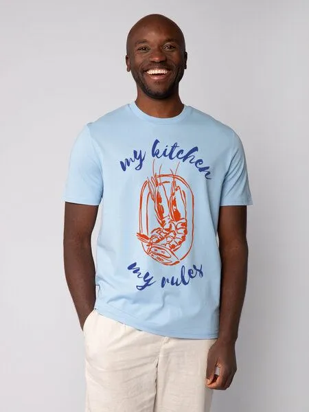 watapparel watapparel T-Shirt Unisex My kitchen my rules, Blue soul, – Produktbild 1 von 4