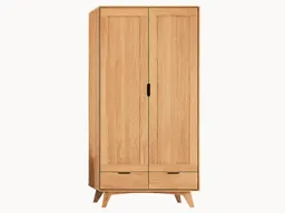 allnatura allnatura Drehtüren-Kleiderschrank "Tario" 2-türig Wildeiche – Produktbild 1 von 1