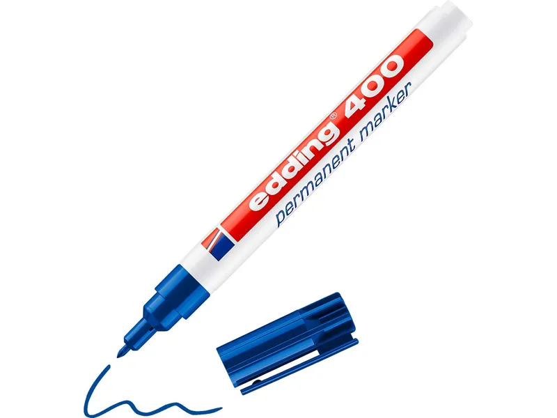 Edding Edding Permanentmarker "400" blau – Produktbild 2 von 5