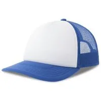 Atlantis Headwear Atlantis Headwear Atlantis Kinder Rapper Cap Kappe zweifarbig Cappy Basecap, Weiss/royal, – Produktbild 1 von 1