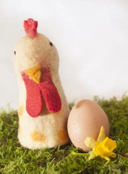 short'n'pietz short'n'pietz Huhn als Filz Eierwärmer – Produktbild 2 von 2