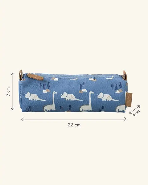 Fresk Fresk Federmäppchen für Kinder – 22 × 6 × 7 cm, aus recyceltem PET, Dino, – Produktbild 2 von 2