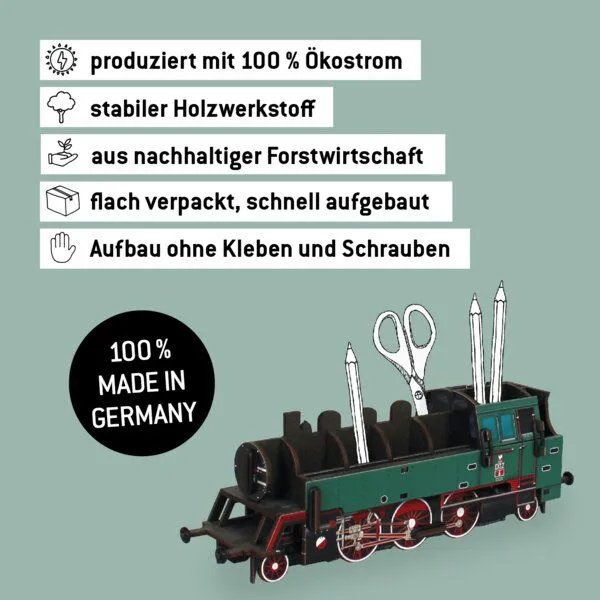 WERKHAUS WERKHAUS Stiftebox Dampflok OKl 2 – Produktbild 2 von 4