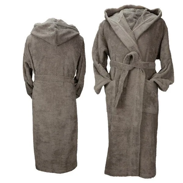 A&R Textile A&R Textile Bademantel Morgenmantel Frottee Bio Baumwolle Robezz® Wellness Spa, Walnut, – Produktbild 1 von 3