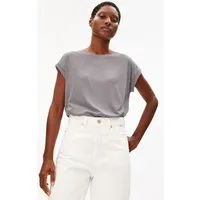 ARMEDANGELS ARMEDANGELS JILAANA Damen T-Shirt aus TENCEL Lyocell Mix, Seal grey, – Produktbild 1 von 1
