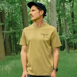 Cmig Cmig Libelle T-Shirt in faded olive – Produktbild 1 von 1