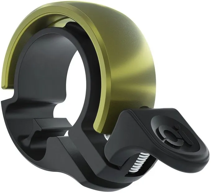 Knog Knog Oi Classic Small Fahrradklingel, Schwarz,grün, – Produktbild 2 von 3
