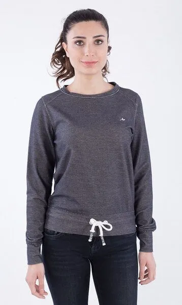 ORGANICATION ORGANICATION WOR-2129 DAMEN SWEATSHIRT, Marine, – Produktbild 1 von 3
