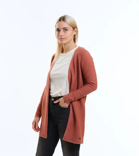 Gary Mash GARY MASH Cardigan Libby aus Feinstrick, Chutney (braun), – Produktbild 3 von 4