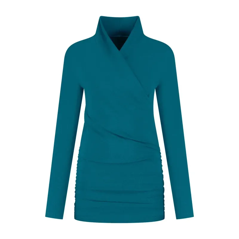 Urban Goddess Langarmshirt Urban Goddess Good Karma, Bleu, – Produktbild 1 von 1