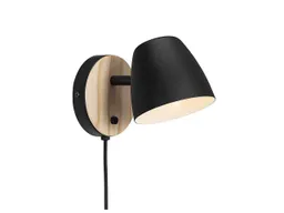 Nordlux Nordlux Designer-Wandleuchte "Theo Wall" schwarz – Produktbild 1 von 1