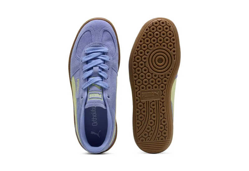 Puma Puma PALERMO Sneaker für Alltag, aus Leder, mit Schnürverschluss, Lila, – Produktbild 4 von 5
