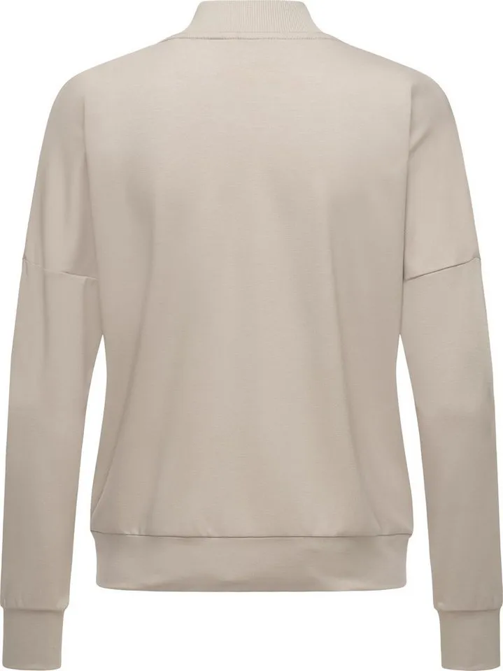 ragwear ragwear Sweatjacke Doron sportliche Damen Freizeitjacke, Braun, – Produktbild 3 von 3