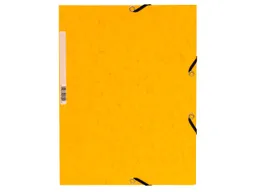 Exacompta Exacompta Eckspannermappe mit 3 Klappen "Premium Manila" DIN A4 gelb – Produktbild 1 von 1