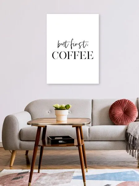 Photocircle Photocircle Poster / Leinwandbild - But First Coffee No2 – Produktbild 2 von 4
