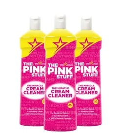 The Pink Stuff 3 x Stardrops The Pink Stuff Miracle Cream Cleaner Reinigungsmilch je Küchenreiniger – Produktbild 1 von 1
