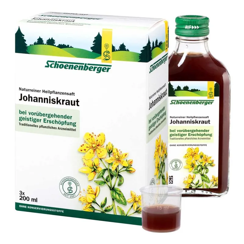 Schoenenberger Schoenenberger Naturreiner Heilpflanzensaft Johanniskraut – Produktbild 1 von 1