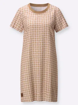 Witt Webkleid camel-ecru-bedruckt – Produktbild 1 von 1