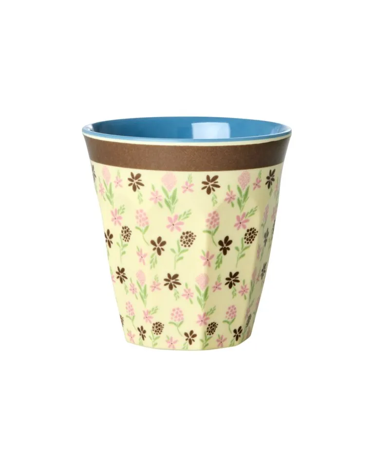RICE RICE Kinderbecher Rice Melamin 6er-SET Becher - Pfau & Blumen Print 160ml, Melamin, Bunt, – Produktbild 3 von 3