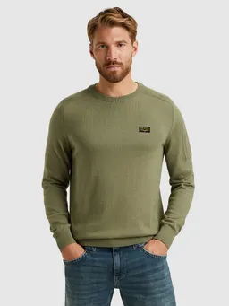PME Legend PME Legend American Classic Pullover Oil Grün - Größe L – Produktbild 1 von 1
