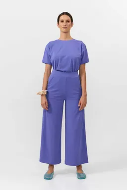 SUITE13LAB SUITE13LAB Damen vegan Hose Palau Mittelblau – Produktbild 1 von 1