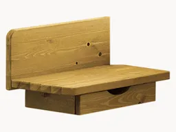 allnatura allnatura Nachtkonsole für Schubkastenbett "Bonanova" - Schnäppchen 2127-03218 | H24xB28xT39 cm | Kernbuche | geölt | Nachtkonsole rechts – Produktbild 1 von 1