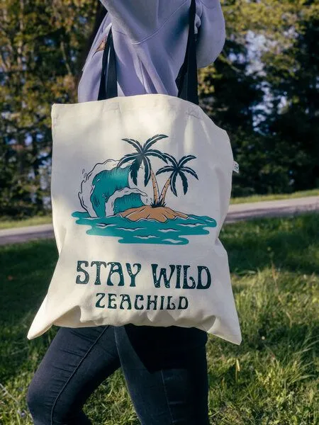 Zeachild Zeachild Mandala Island Jutebeutel – Produktbild 2 von 5