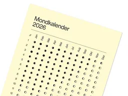 Candrakala Candrakala Wandkalender Mondphasen 2026 – Produktbild 1 von 1