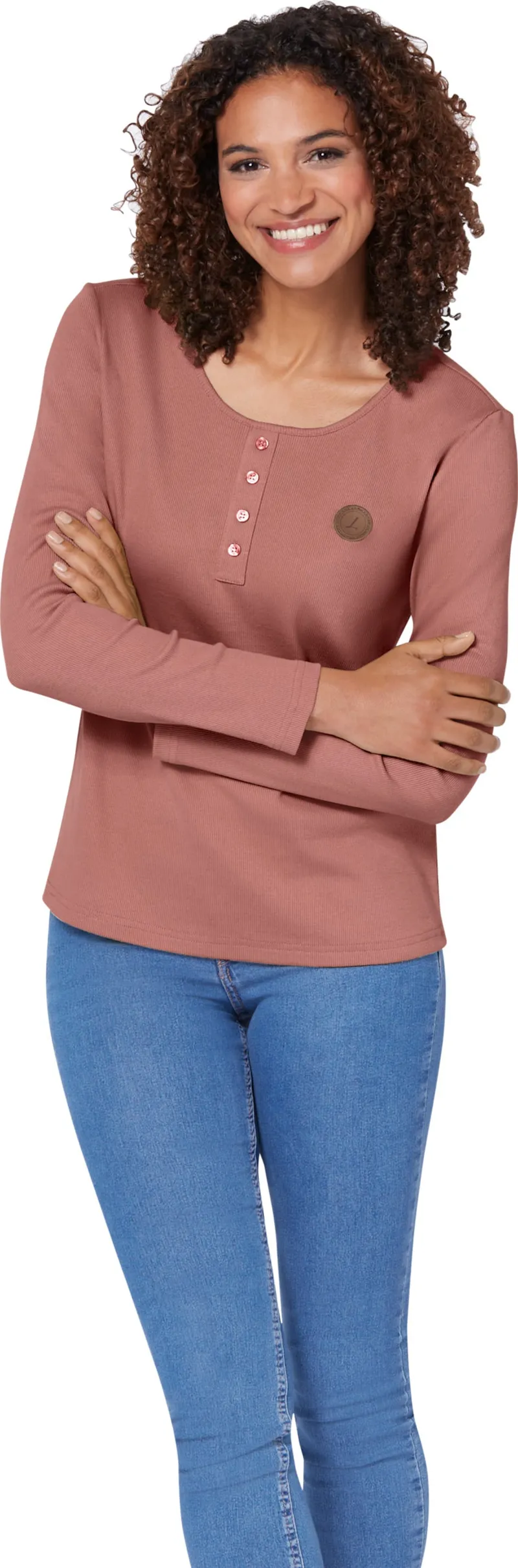 Witt Langarmshirt rosenholz, Rosenholz, – Produktbild 2 von 2