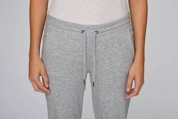 UNIPOLAR Unipolar Damen Basic Jogginghose Tracy Slim Fit, Grau meliert, – Produktbild 7 von 8