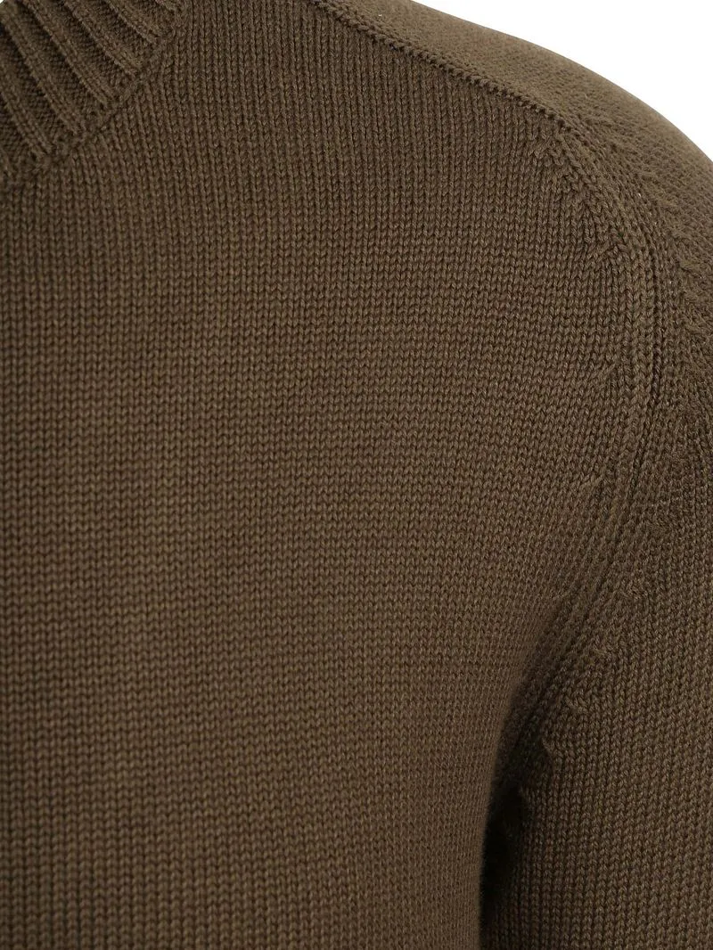 KnowledgeCotton Apparel KnowledgeCotton Apparel Pullover Oliv - Größe XL, Dunkelgrün, – Produktbild 4 von 4