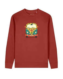 watapparel watapparel Sweatshirt Unisex Hippies Bus – Produktbild 1 von 1