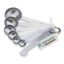 Chefkoch trifft Fackelmann Chefkoch trifft Fackelmann Messlöffelset, Edelstahl, 7-teilig – Produktbild 1 von 1