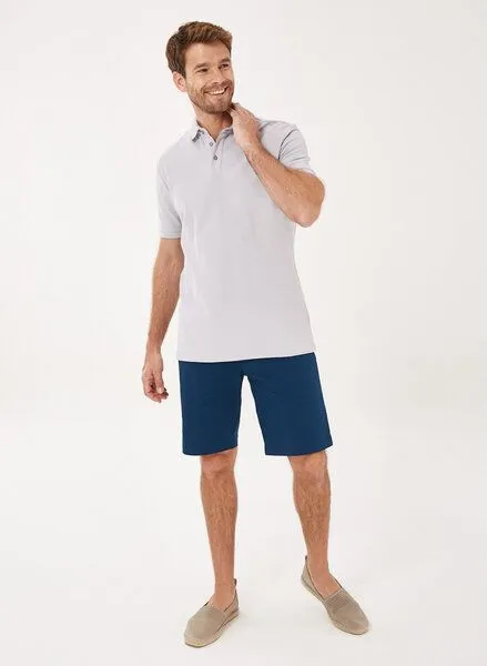 ORGANICATION ORGANICATION Poloshirt aus Bio-Baumwolle, Grey, – Produktbild 2 von 4