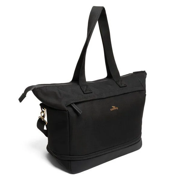 Sperling Sperling Erweiterbarer Shopper "Divided" aus recyceltem PET, vegan, Raven midnight, – Produktbild 1 von 4