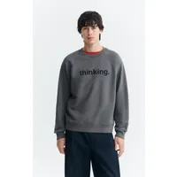 thinking mu Thinking MU Herren vegan Sweatshirt Thinking Pepe In Grau – Produktbild 1 von 1