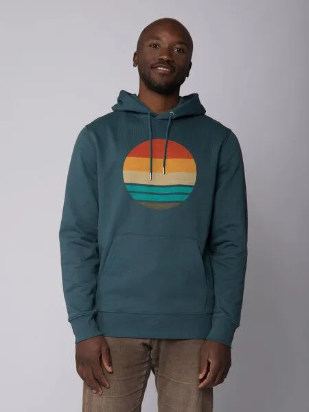 watapparel watapparel Hoodie Unisex Retro Sunset Ocean, Stargazer, – Produktbild 1 von 4