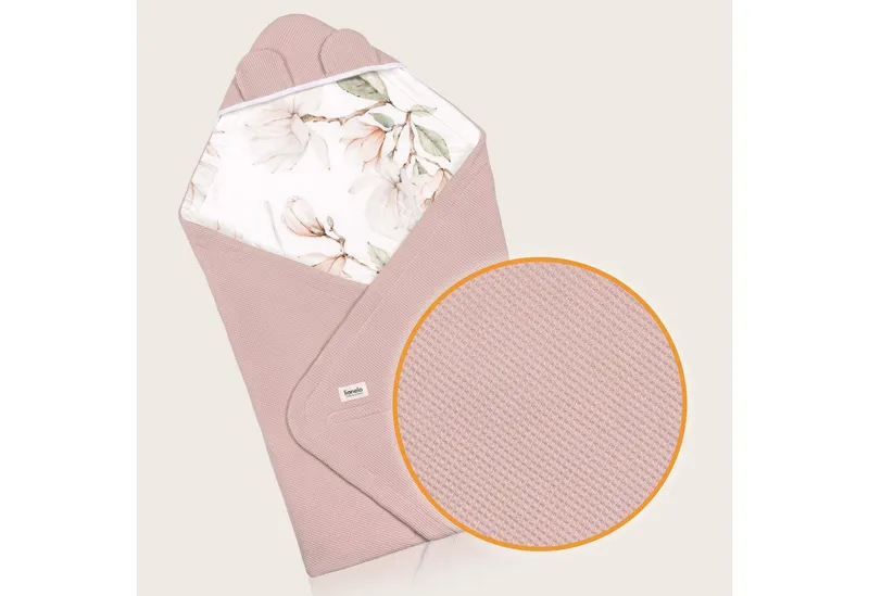 Lionelo Kinderdecke TRAVEL SWADDLE BLANKET, lionelo, Hypoallergene Materialien/Bambus und Baumwolle/TOG 2,5, Beige, – Produktbild 3 von 5
