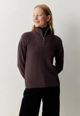 recolution Recolution Damen vegan Pullover Nigella In Dark Grape – Produktbild 1 von 1